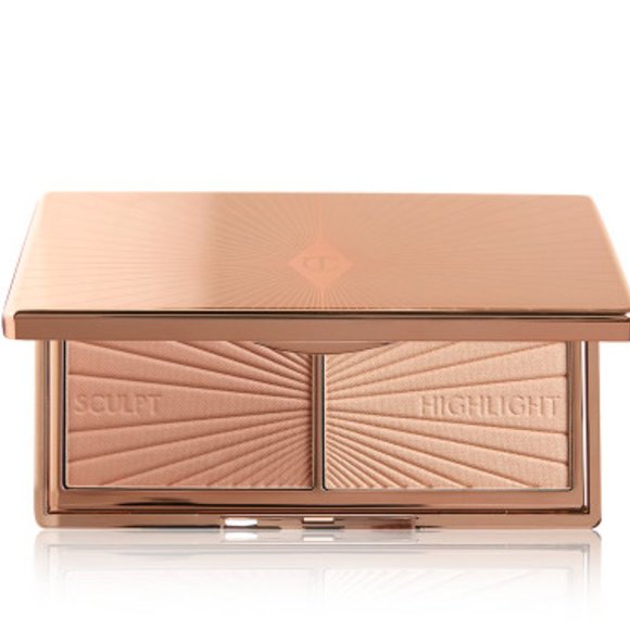 ✔️ LIGHT-MEDIUM Filmstar Bronze & Glow Contour Duo Travel Size CHARLOTTE TILBURY - Picture 1 of 8